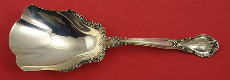 Berry Scoop w/ enamel and applied lacing 9